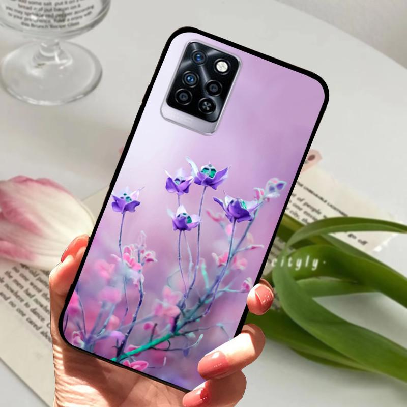 For Infinix Note 10 Plus Case Black Soft silicone TPU Back Cover For Infinix Note10 Pro NFC Phone Case Note 10 Pro Plus Bumper