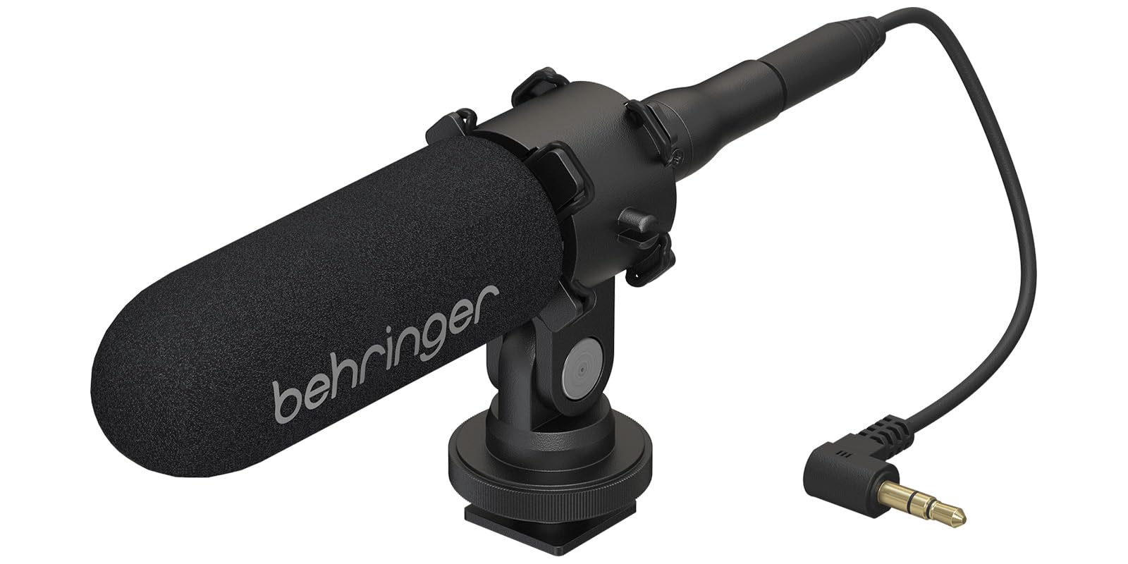 

Behringer VICEO MIC, Condenser Shotgun Microphone for Cameras, 3.5mm Jack, Black