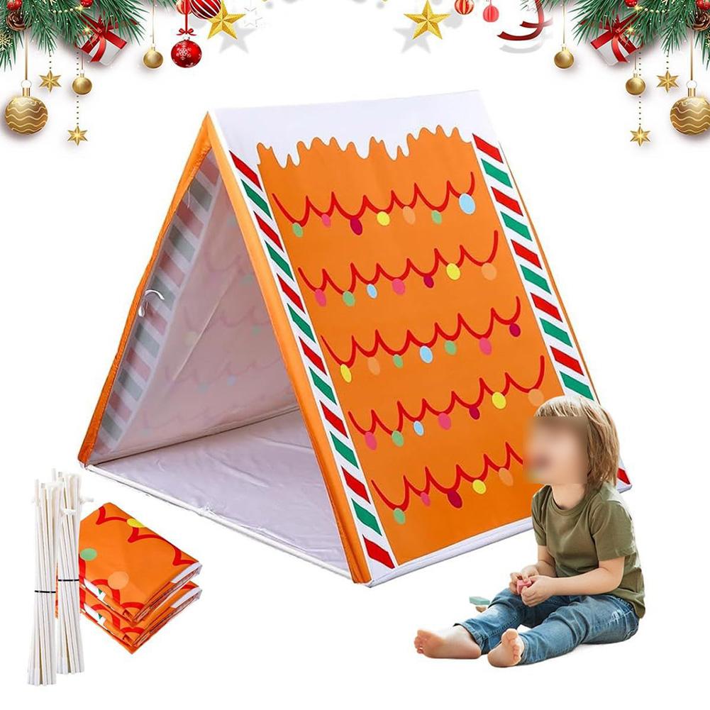 

111 см Рождественская палатка Рождественский дышащий материал Восхитительный фон Незабываемые впечатления Идеально для ночевок Tent -B