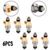 6pcs Fuel Injector Fit for Mitsubishi Mirage Montero Galant Sigma Eclipse FJ128