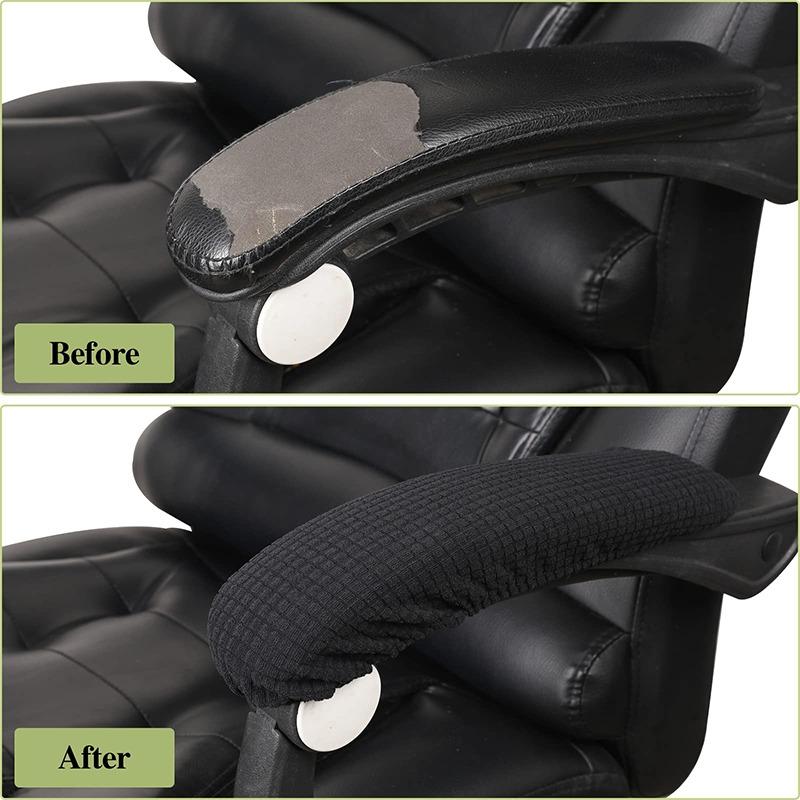 1Pair Waterproof for Office Home Stretch Chair Armrest Covers High Quality Computer Chair Elbow Arm Rest Protector Dustproof
