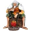 Action Figures One Piece Sitting Silvers Rayleigh Bt Rayleigh Light-Up Figure Model Ornament Statue Gift For Fans And Collector
