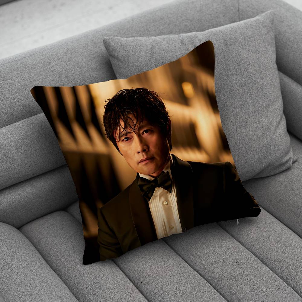 LLee Byung Hun Rosa Schleife Kissenbezug Kissenbezug Zuhause Sofakissen Autokissen Kissenbezug Büro Kissenhülle Kissen