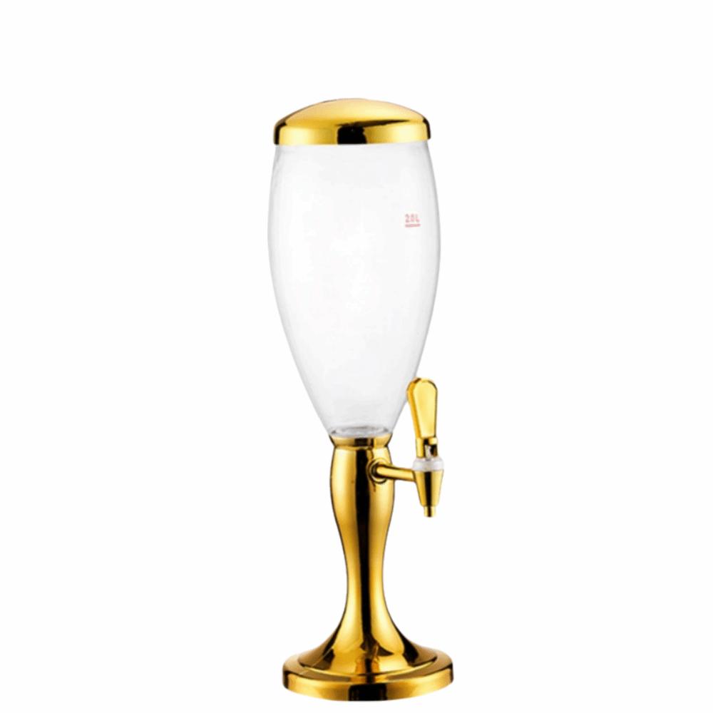 with Icicles Beer Tower 1.5/2/3L Beverage Machine Creative Beer Dispenser Restaurant Use 2L G Regular