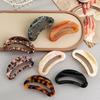 Oversized Hairpin Hollow Tortoiseshell Acetic Acid Grab Clip Retro Temperament Back Head Disc Hair Shark Clip