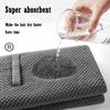 1PCS Microfiber Hair Towel Extra Large Wrap Quick Dry Hair Towel Wrap With Elastic Band Ultra Absorbent Soft Hair Towel Turban