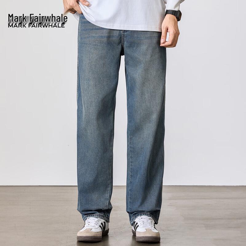 Mark Fairwhale Men's Tencel Lyocell Loose Jeans