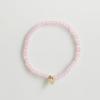 modernlike 14k gold pink amethyst gemstone bracelet 3mm
