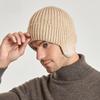 Knitted Winter Hat For Men And Women With Lining And Windproof Ear Coverage