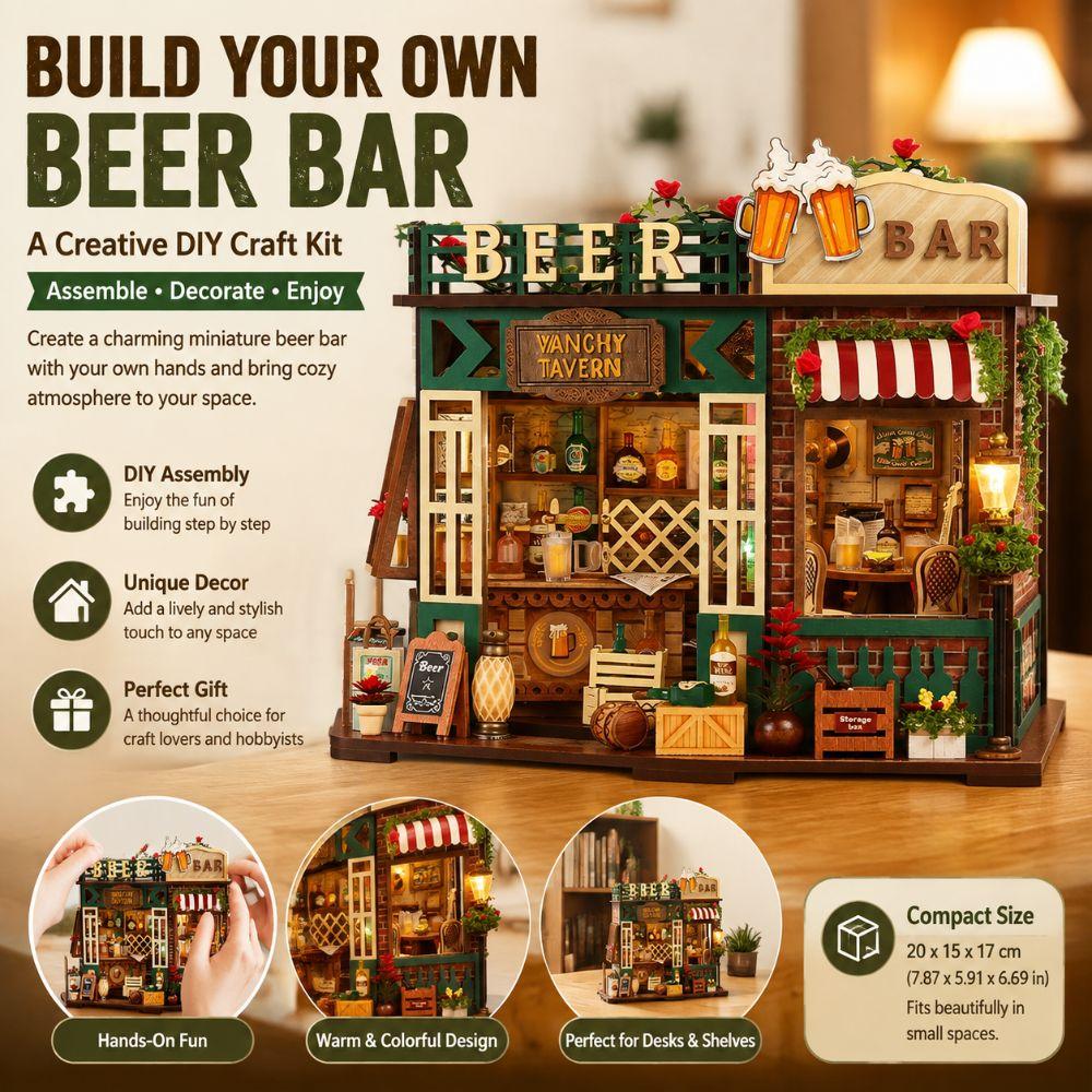 Montage erforderlich 3D Buchstützenmodell Holz Miniatur Puppenhaus Bausatz Für Bücherregal Dekoration