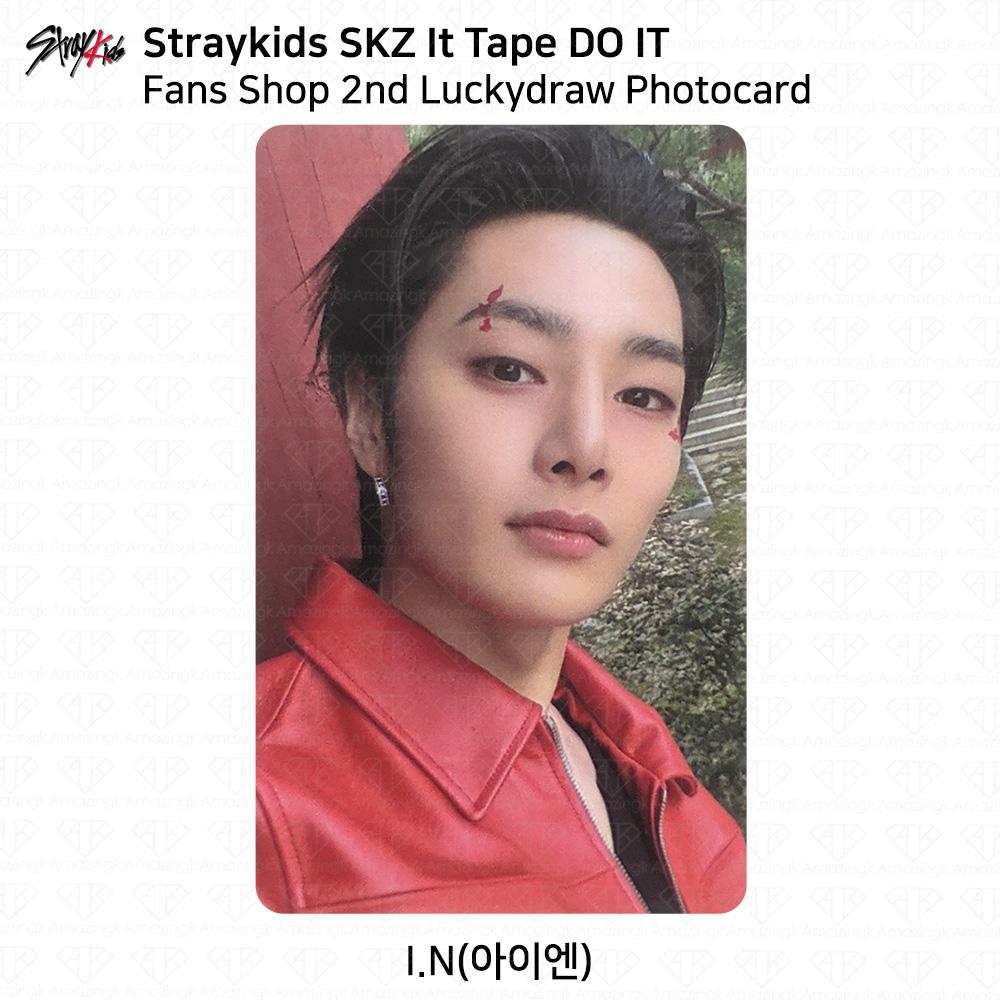 

Stray Kids SKZ It Tape DO IT Магазин для фанатов 2-й Lucky Draw Фотокарточка KPOP K-POP I.N