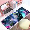 Game Futuristic Zzenless Zone Zero Mouse Pad Large Thick Desk Pad Stitched Edges Gaming Mouse Mat For Pc