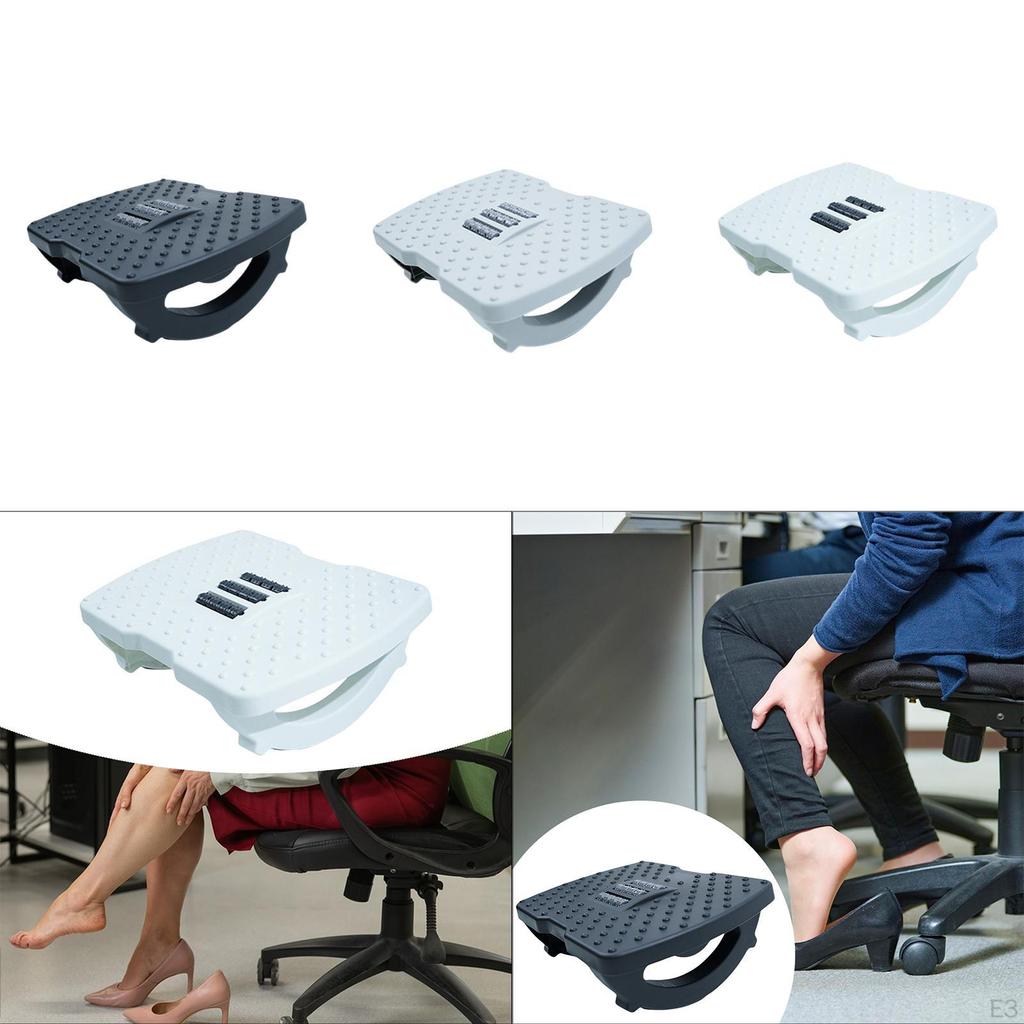 under Desk Rocking Foot Rest Feet Support Versatile Non Slip Stand Portable Ergonomic Footstool