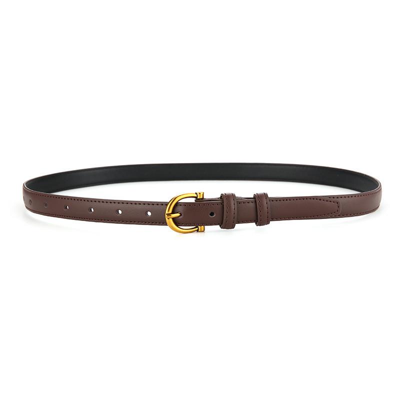 Womens Leather Belt Fashion Casual Elegant Genuine Leather For Office And Daily Wear