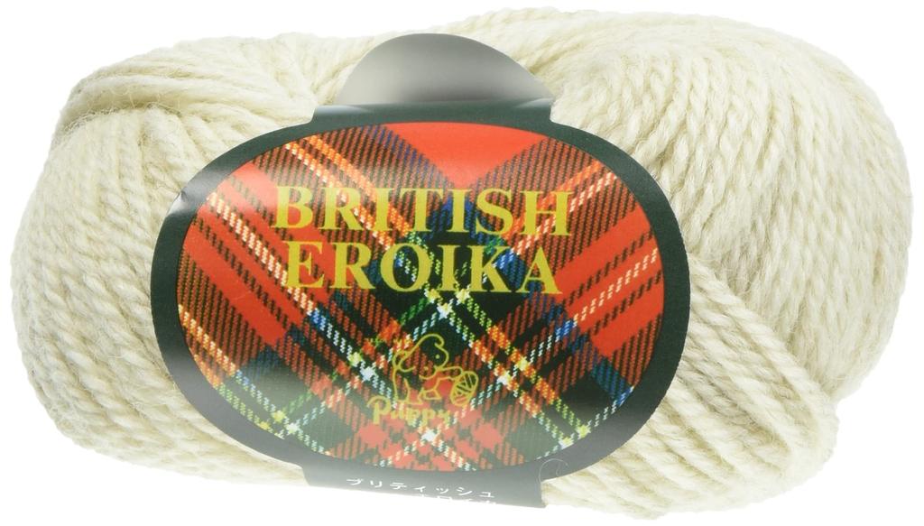 Puppy British Eroica Wool Thick 134 White 50g 83m 10 Ball Set 10000032 Approx.