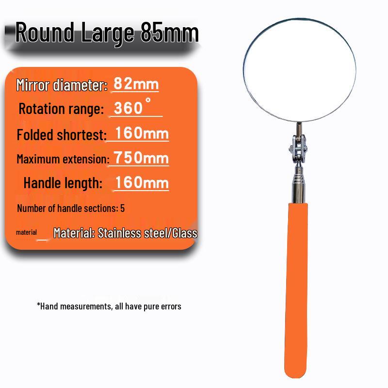 Handheld Telescopic Universal Inspection Mirror for Car Undercarriage and Industrial Use