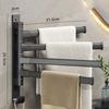 Rotary Towel Rack Perforated Toilet Rack Towel Bar Bathroom Artifact Towel Rack