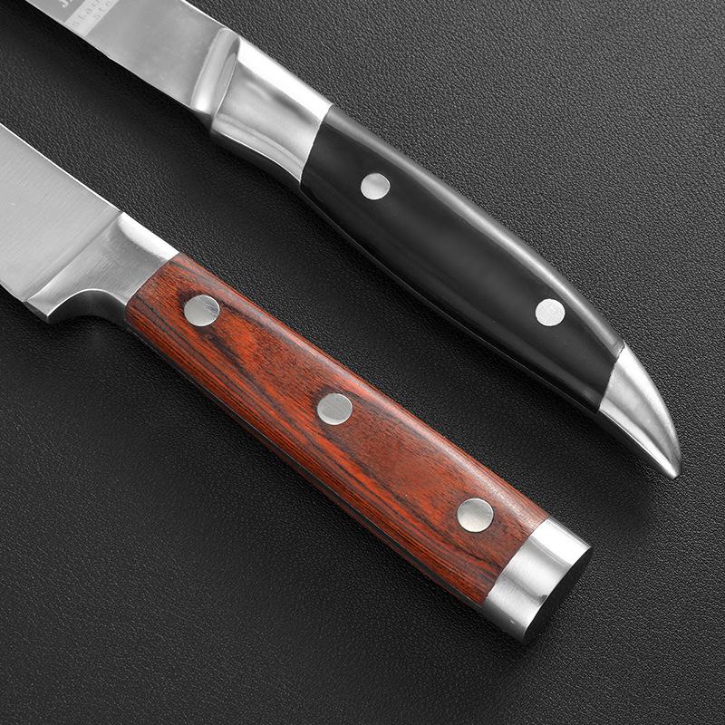 Stainless Steel Outdoor Teppanyaki BBQ Knife and Fork Set for Kitchen and Cooking