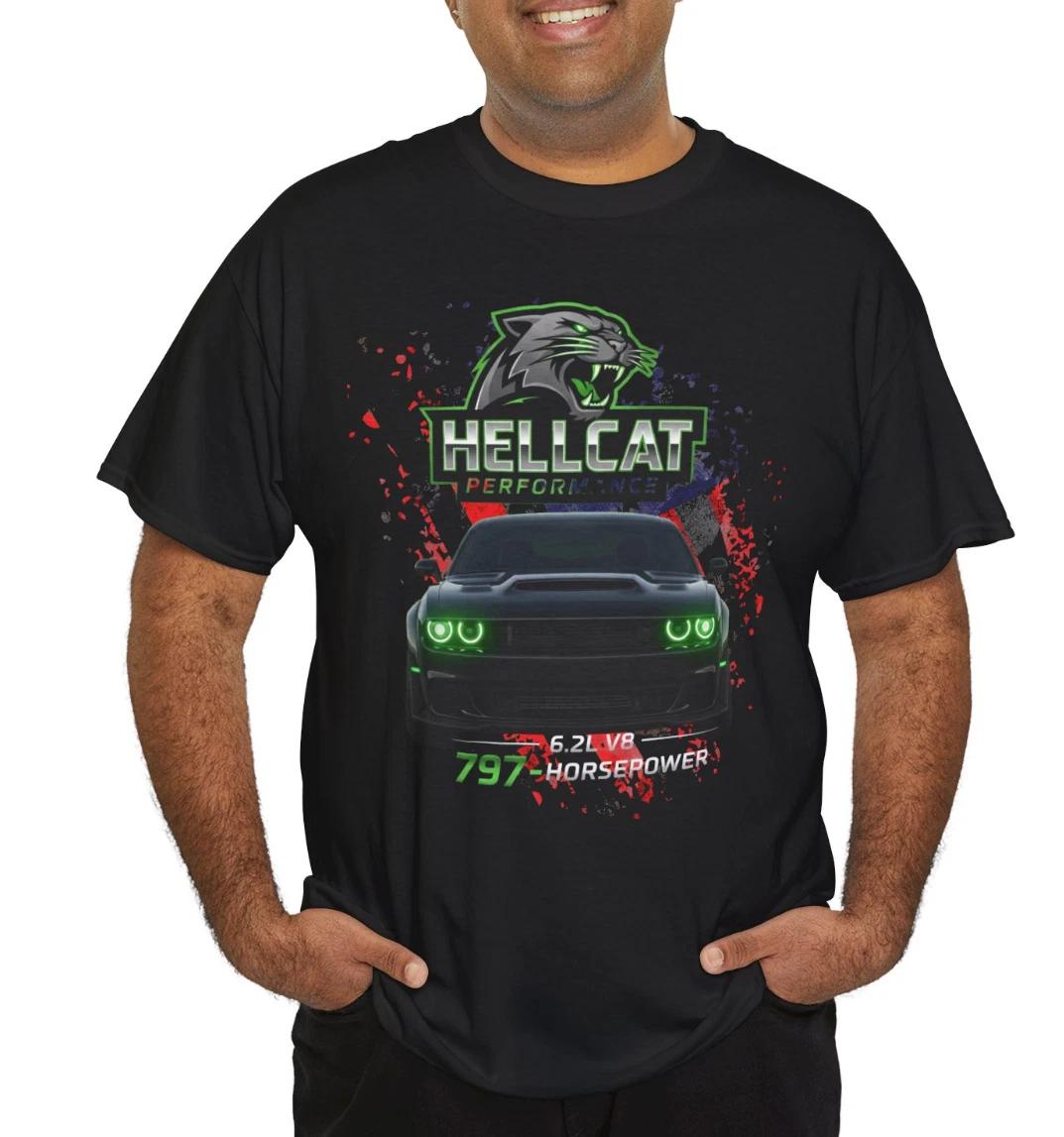 Mopar Hellcat Performance 797HP Car Enthusiast Graphic T-Shirt 2XL