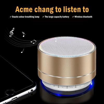 Mini Altavoz Inalámbrico Compatible con Bluetooth Columna Caja de Graves Metálica Altavoz Impermeable IP67 Altavoces Portátiles Con Viaje