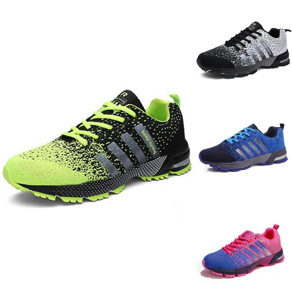 Unisex Running Shoes With Breathable Mesh Material For Sports And Outdoor Activities