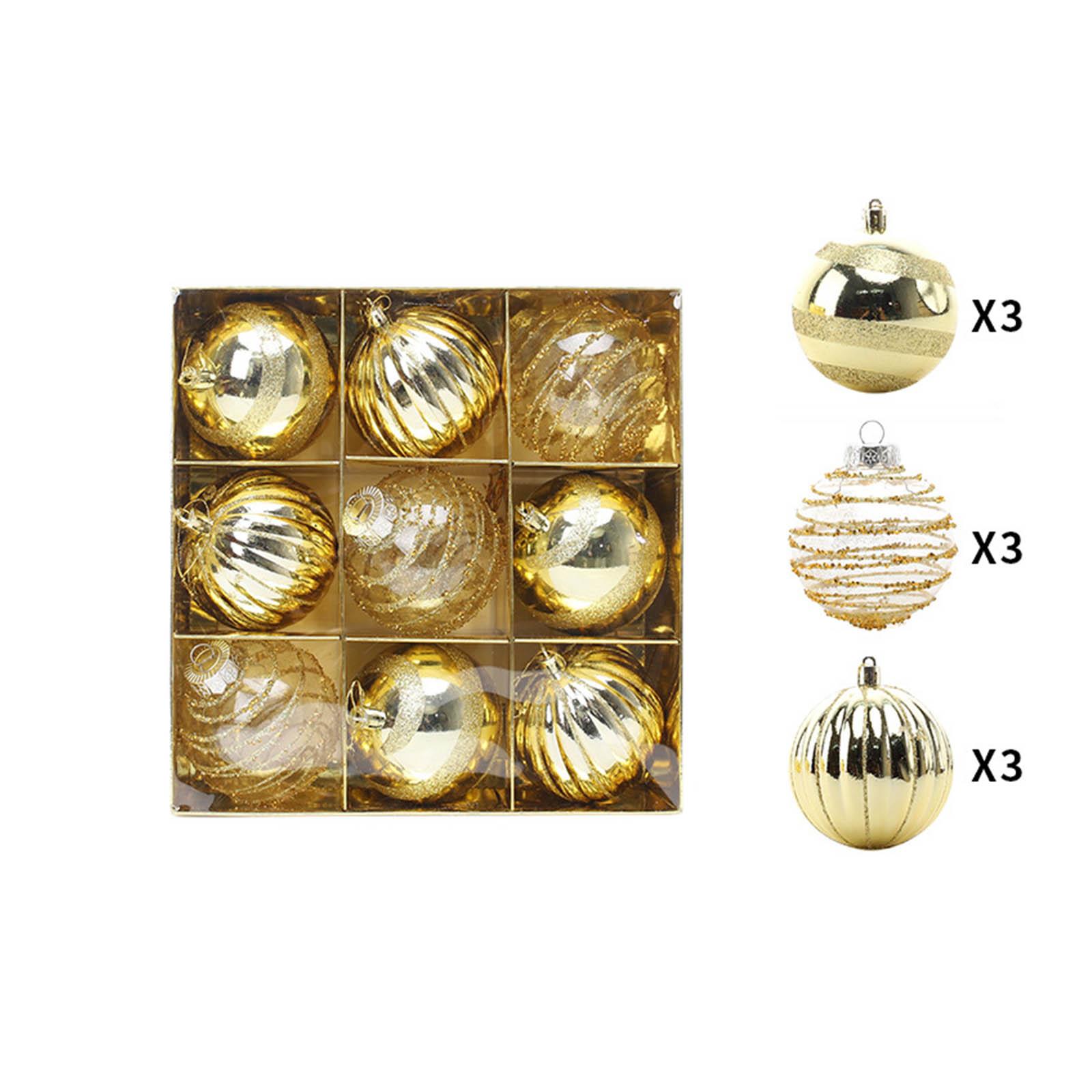 

Christmas Ball Transparent Ball Painted Ball Christmas Tree Decorative Pendant One Size
