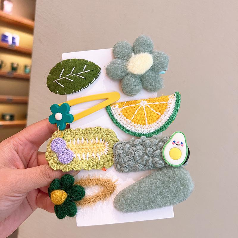 Korean Style Cartoon Hair Clips for Girls - Cute Princess Hair Accessories for Baby & Kids, Anti-Slip Baby Hairpins