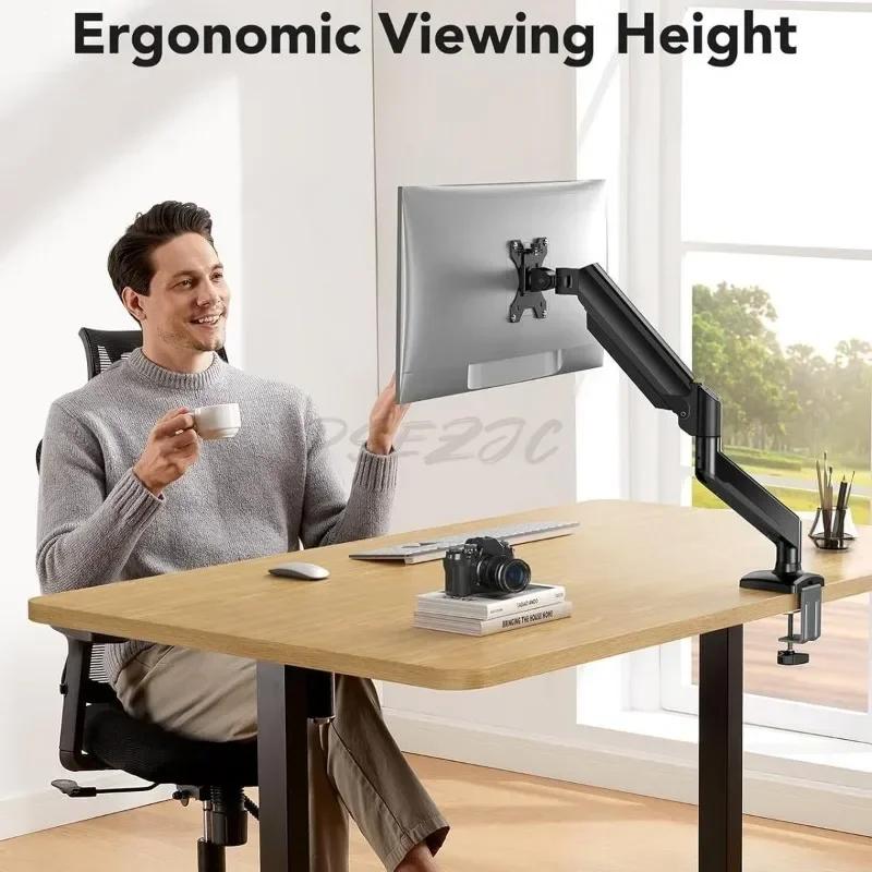 Einzelner Monitorständer Arm Computer Aluminiumlegierung Schreibtischständer Bildschirm Verstellbarer Mechanischer Arm Home Office Monitorständer