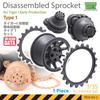 T-Rex Studio 1/35 WWII German Tiger I Heavy Tank Early Model Disassembled Sprocket Type 1 (Universal) Plastic Model Parts TR35165-2 (Tank)