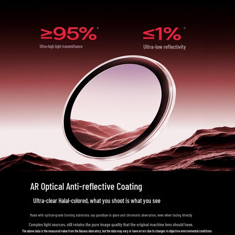 Baseus Corning Glass AR Anti-Reflective Lens Protector for iPhone 16 Pro/Pro Max