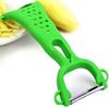 1PC Pelador de Verduras y Frutas de Dos Cuchillas Acero Inoxidable Cortador Julienne Herramienta de Cocina