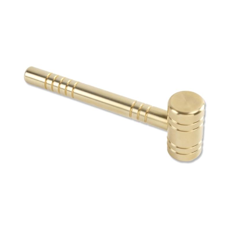 Mini Hammer Small Round Hammer Solid Brass Hammer Precision Installation Tool For Jewelry Electronics Crafting Tasks