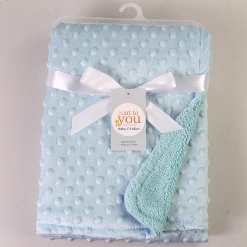 Baby Blanket Knitted Newborn Swaddle Wrap Blankets Toddler Infant Bedding Stroller Blanket