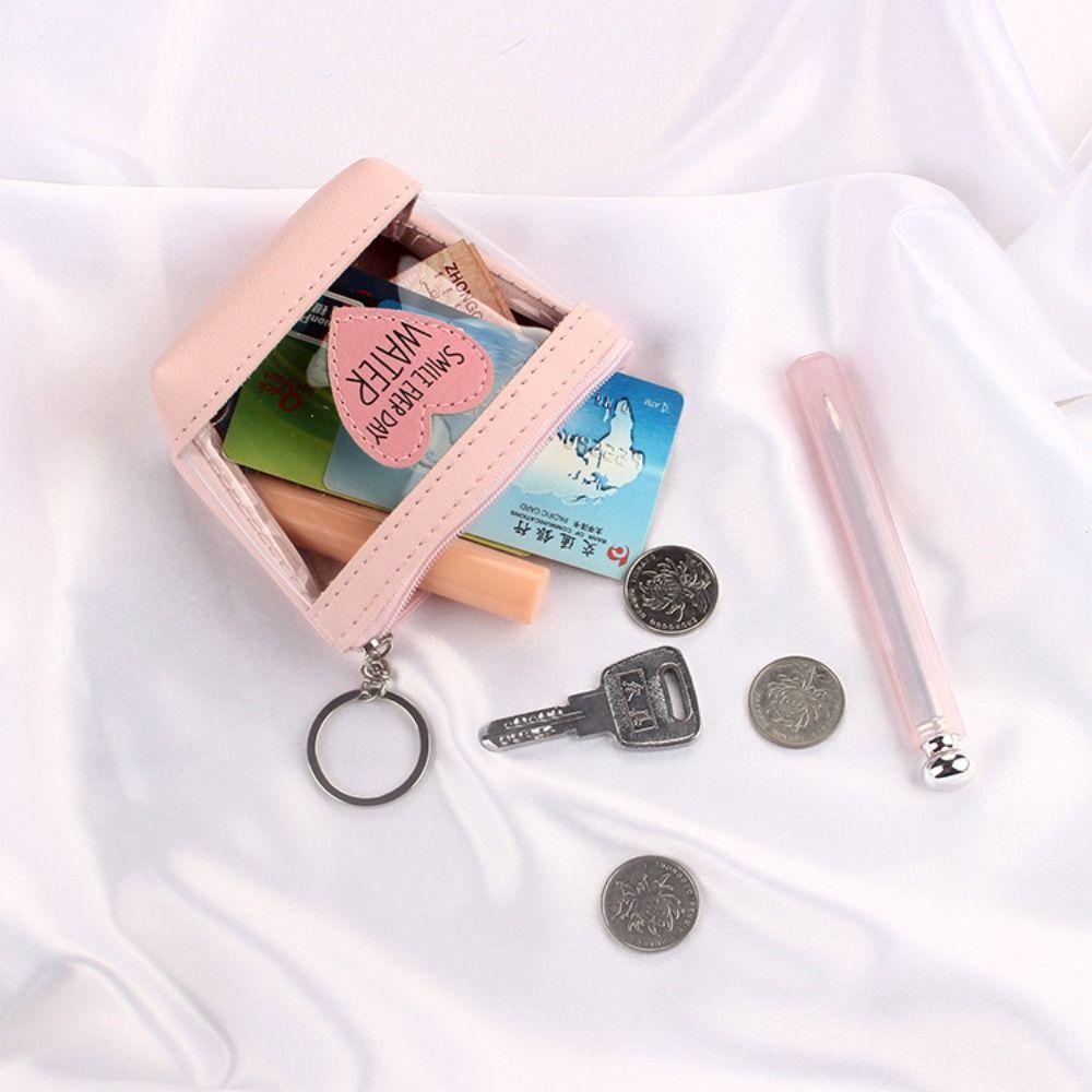 

PU Coin Bag Key Chain Wallet Fashion Jewelry Organizer Women