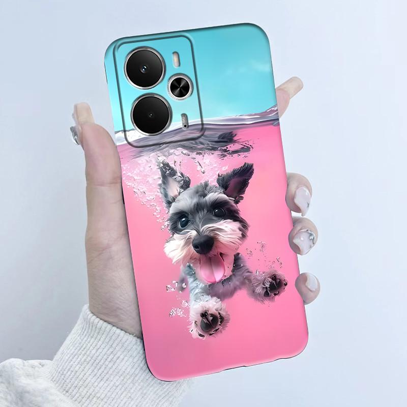 For Realme 14 5G Case RMX5075 Hot Cute Cartoon Panda Cover Soft Silicone Phone Case For Realme 14T Realme14 T 5G Back Cover Bags