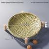 Jingyuheng Bambusgewebtes doppelwandiges Tee- und Obstkorb-Set