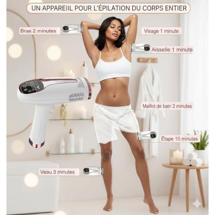 IPL pulsed light epilator - ZVVN - 999999 flashes - Ice cooling - 9 energy levels