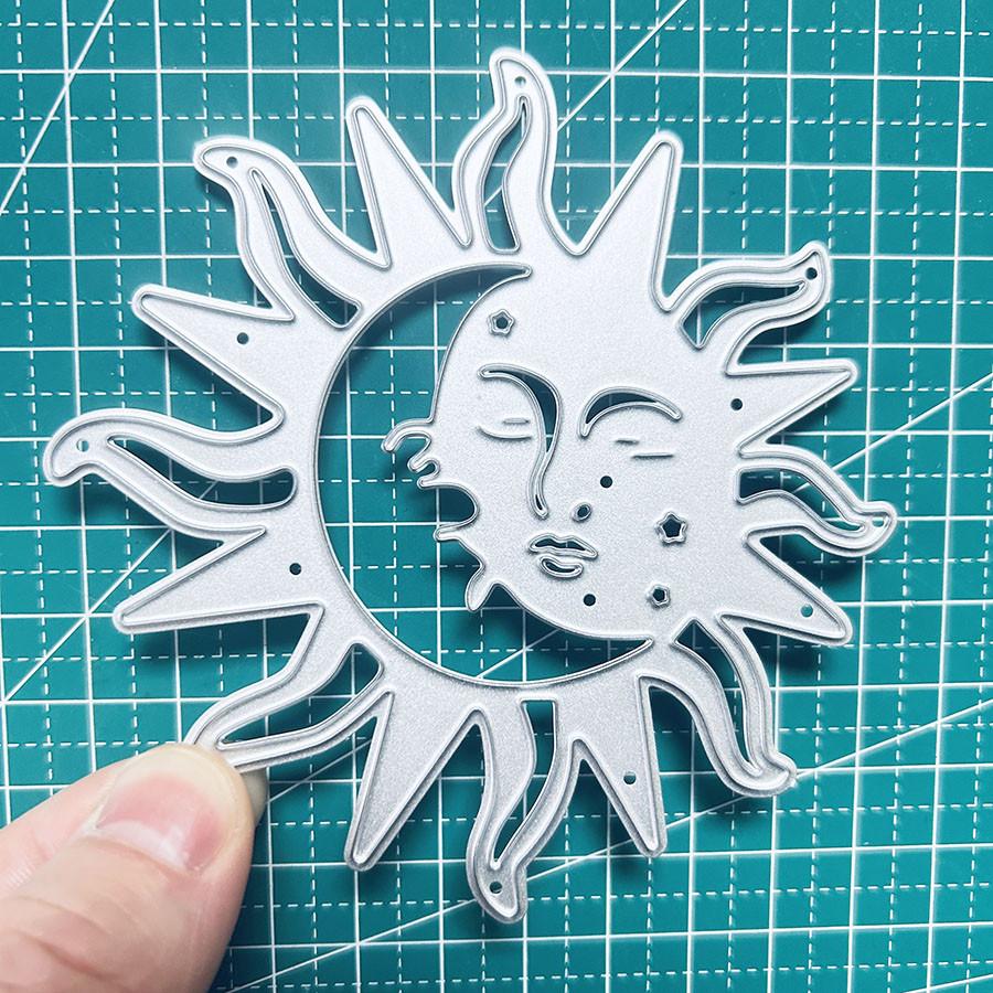 Sun Moon Face Metal Cutting Dies for Card DIY Scrapbooking Embossing Stencil Paper Craft Album Template Dies