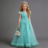 Longue Robe de Princesse pour Filles: Robe d'anniversaire d'été pour enfants