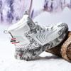 Brand Sneakers Boy Waterproof Snow Boots Winter Warm Plush Ankle Boots Outdoor Anti Slip Casual Sneakers Men Luxury Walking Shoe