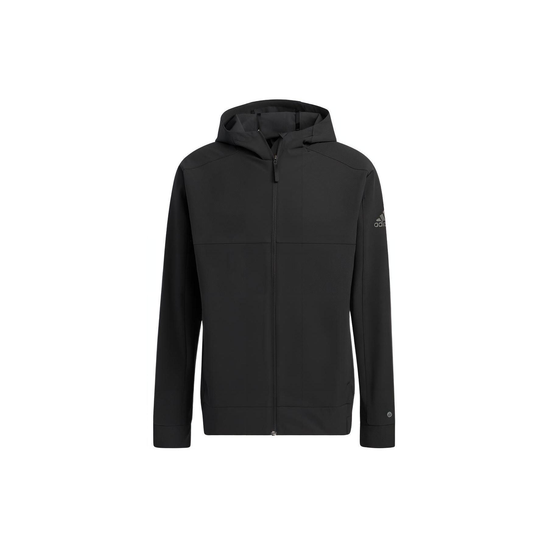 

Adidas FW22 Однотонная куртка с капюшоном и принтом логотипа Унисекс Верхняя одежда Черный IA1767 M