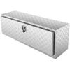 Unterboden LKW-Box, 48"×17"×18" Pickup-Aufbewahrungsbox, Robuste Aluminium Riffelblech Werkzeugkiste mit Schloss und Schlüsseln, Wasserdichte Anhänger-Aufbewahrungsbox