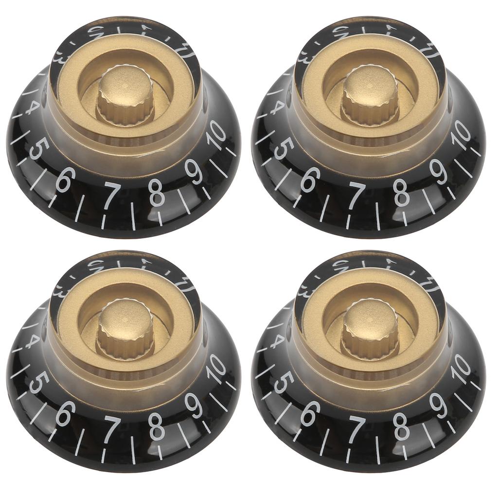 4 Stück Zylinderknöpfe E-Gitarre Lautstärke Tonregler Potentiometer für EPI LP Zubehör