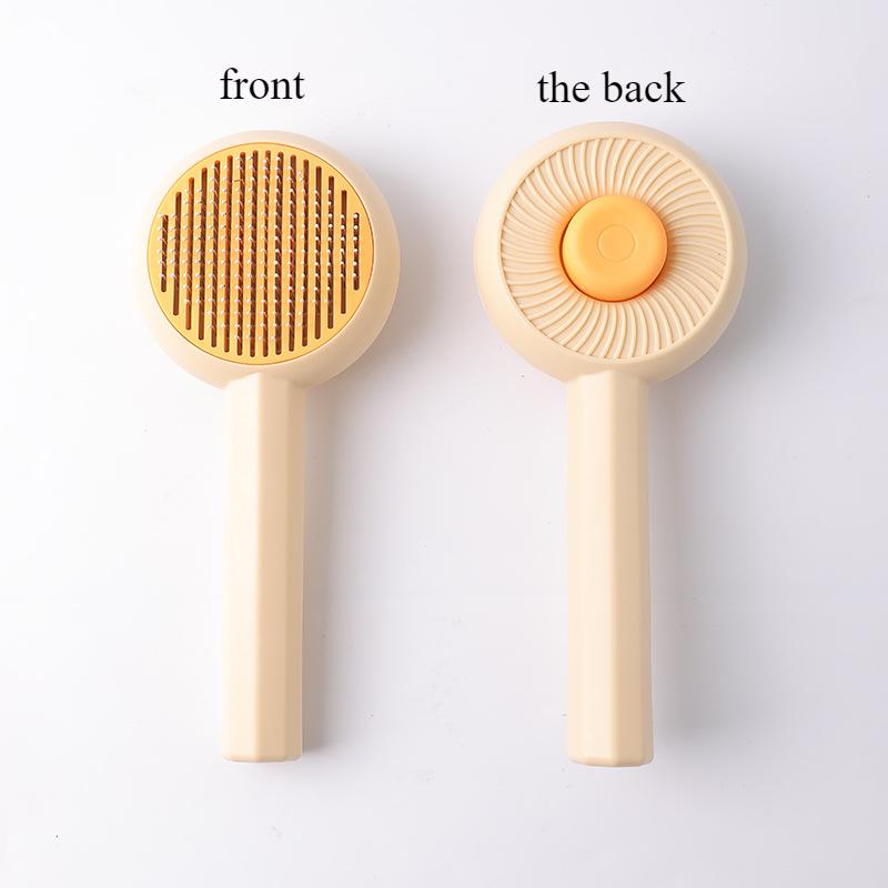 Creative Self-cleaning Comb Color Matching Hair Removal Comb Universal Comb for Dogs and Cats Hair Removal and Floating Pet Comb