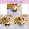 Plush Deer Doll Pendant With Adjustable Straps For Baby Room Decor