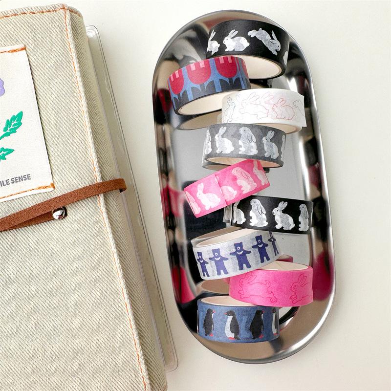 2M INS Mode Silver Star Tejp för Scrapbooking Journal DIY KPOP Fotokort Packtejp Presentförpackning Förpackning Dekoration Dekaler