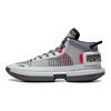Li Ning Anti-Five 3 Ultra Non-Slip Shock Absorbing Wear-Resistant Mid-Top Basketball Shoes Men Sneakers Gray ABFS011-12