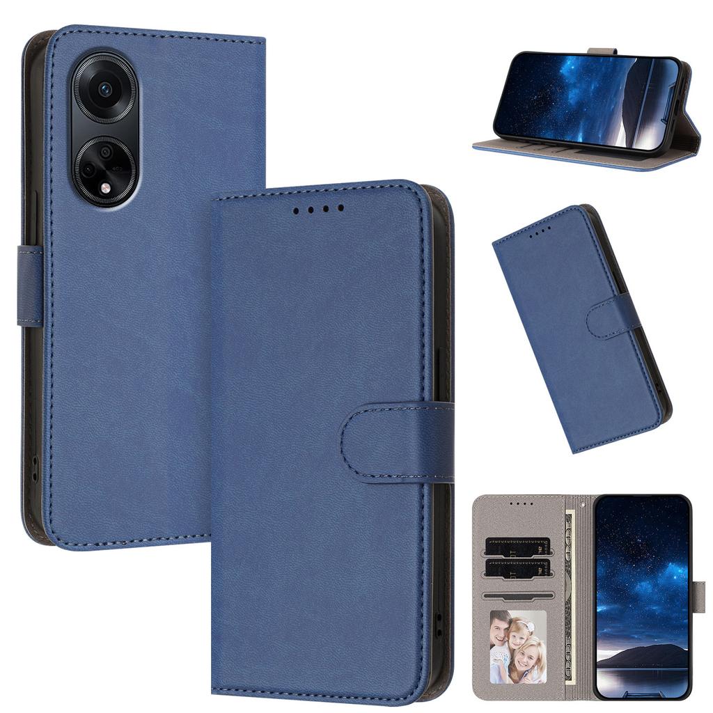 Classic Wallet Photo Frame Case For Oppo A98 A80 A60 A40 A40M A79 A58 A53 A53S A33 A32 A11S A38 A18 Card Slots Phone Cover Funda