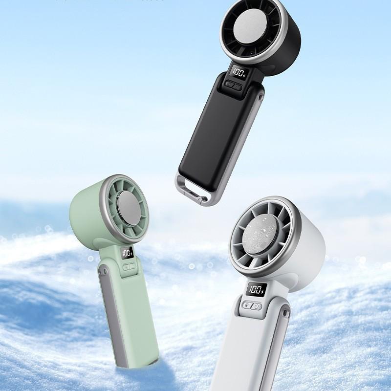 High-Speed Portable Neck-Hanging Cooling Fan with Ice Pack 168x53x47.5