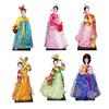 Korean Geisha Figurine Korean Hanbok Geisha Doll Miniature 12 Inch Oriental Doll for Tabletop Home Office Decoration Kids Gift